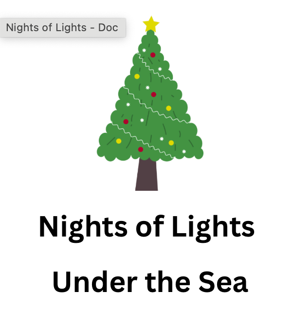 Nights of Lights Under the Sea  EVENT TICKET 5-8pm